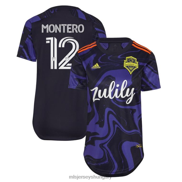 nők seattle Sounders fc Fredy Montero Adidas Purple 2021 the Jimi Hendrix Kit replika játékos mez mez MLS Jerseys 22FZD1291